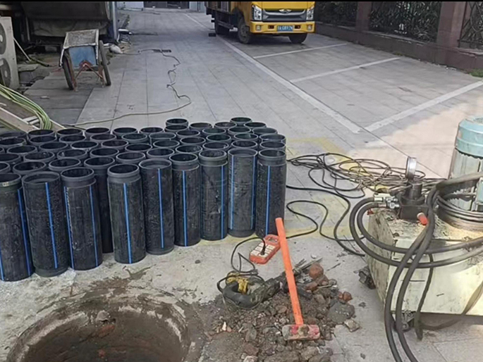 大路镇PE置换管厂家 DN315置换管 非开挖管短管置换